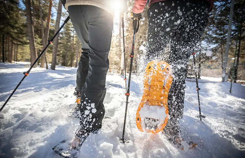 Snowboarden im Winter